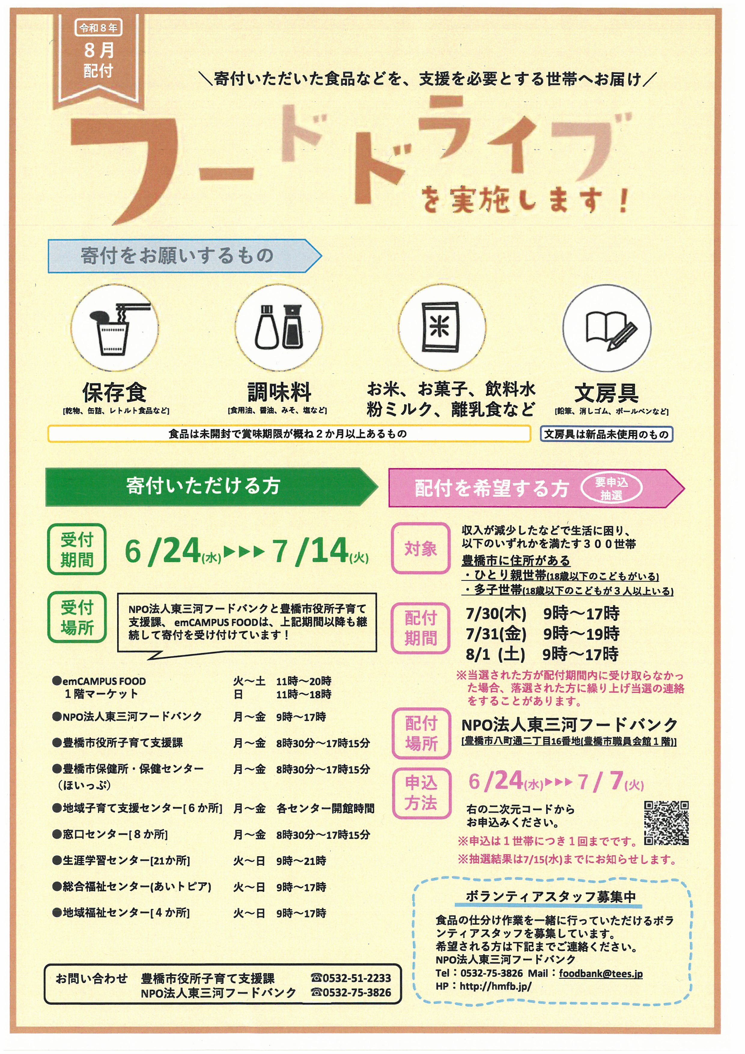 フードドライブチラシ